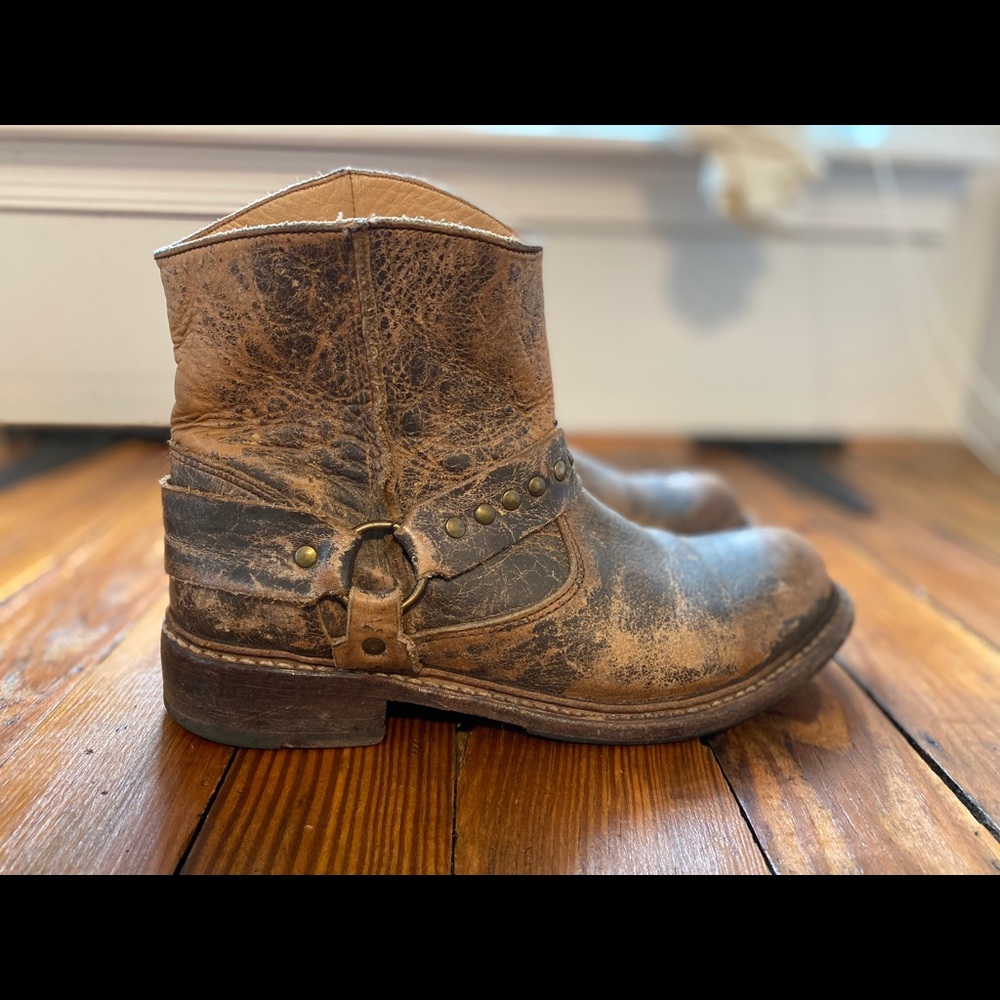 Women’s Bed Stu 7.5 Brown Leather Boots
